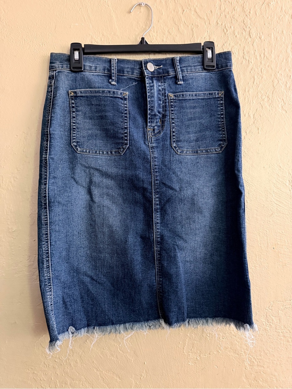 Velvet Heart Dark Blue Denim Pencil Skirt